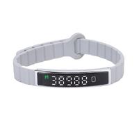 Gugxiom Pulsera Inteligente, Rastreador de Acondicionamiento Físico de Paso, Banda de Rastreador de Actividad Portátil con Diseño de Impermeabilización para Teléfonos Android (SILVER)