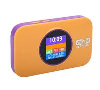 Gugxiom Punto de Acceso WiFi Móvil, Dispositivo de Punto de Acceso WiFi Desbloqueado 4G LTE, Enrutador WiFi Portátil con Ranura para Tarjeta SIM para Viajes, Soporte B1, B3, B5, B7, B8, (Orange)