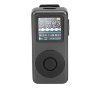 Gugxiom Reproductor de Mp3, Reproductor de Música con Bluetooth, Auriculares de Abrazadera de Reproducción de Shuffle, Radio de Sonido HiFi Incorporado en HD Altavoz Grabador de Voz Mini (16GB)