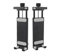 Gugxiom Soporte de Tableta para Soporte de Micrófono, Soporte de Abrazadera de Rango de Abrazadera de 120-250 Mm con Clip de Tableta de Orificio de Tornillo de 1/4 Pulgadas para