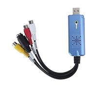 Gugxiom Tarjeta de Captura de Video USB para AV a PC, Adaptador de Captura de Alta Definición de 1 Vía, Grabar Juegos Desde 360, Entrada Compuesta para Grabación de Video