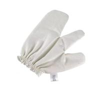 Guhana Guantes de seda cruda, guantes de masaje masaje ayurvédico, seda 100% cruda para masaje de cepillado de piel seca, se puede usar en todo el cuerpo (1Pcs)