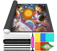 GUHAOOL Tapete Puzzle, Tapete para Enrollar Puzzles para 1000 1500 2000 3000 Piezas, Estera de Rompecabezas Portátil, Puzzle Mat Roll Up Puzzle Pad, Fieltro Tapete Puzzle, Accesorios para Puzzles