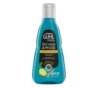 Guhl Champú fresco y cuidado para hombre 3 en 1. Contenido: 250 ml. Para cabello, cuerpo y cara. Tipo de cabello: normal