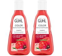 Guhl Champú para protección y cuidado del color. Contenido: 250 ml. Color brillante. Tipo de cabello: coloreado (Paquete de 2)