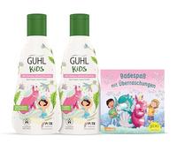 Guhl Set de beneficios para niños Unicornio - 2 x Guhl Kids 3 en 1 champú, acondicionador y gel de ducha, 250 ml + 1 libro Pixi, especialmente diseñado para niños, sin tirones - Certificado Cosmos