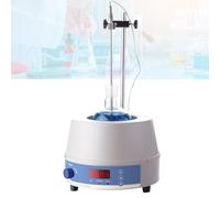 GUHPZA Agitador Magnético con Pantalla Digital, Manta Calefactora Magnética, Capacidad De Agitación De 100 Ml A 2000 Ml, con Sonda De Temperatura, Pantalla Digital, Equipo De Laboratorio,500ml