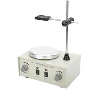 GUHPZA Agitador Magnético De Temperatura Constante, Control Electrónico De Temperatura, Agitador De Calentamiento Magnético con Control De Temperatura Analógico, Adecuado para Laboratorio