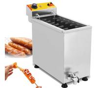 GUHPZA Freidora Eléctrica Comercial De 12/25 L para Perritos Calientes con Queso, Ideal para Cocinas Y Restaurantes.,25l