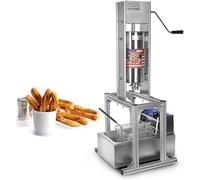 GUHPZA Máquina para Hacer Churros Comercial con Freidora Eléctrica Y Soporte, Ideal para Restaurantes Y Uso Doméstico.