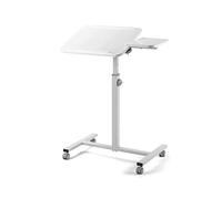 GUHPZA Mesa De Cama Ajustable con Inclinación Y Ruedas para Uso En El Hogar Y En El Hospital,A-26 * 15,7 Pulgadas