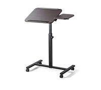 GUHPZA Mesa De Cama Ajustable con Inclinación Y Ruedas para Uso En El Hogar Y En El Hospital,C-26 * 15,7 Pulgadas