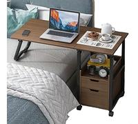 GUHPZA Mesa De Cama Mesa De Cama De Altura Ajustable Mesas De Cama De Hospital Mesas De Cama con Cajón para Escritorio De Estudio De Oficina - Escritorio De Computadora Móvil Pa,A