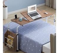 GUHPZA Mesa De Cama Móvil para Computadora, Mesa De Cama Ajustable En Altura Y Longitud con Ruedas Y Tablero Inclinable, Mesa De Enfermería De Hospital para Uso En La Oficina En,DO