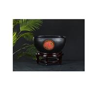 GUHPZA Pecera De Cerámica con Forma De Loto para Cultivo De Peces, Estilo Chino, Azul Y Blanca, para Patio, Balcón, Acuario, Pecera, Pecera Moderna., C-46cm