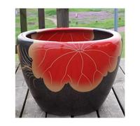 GUHPZA Pecera De Cerámica con Forma De Tortuga, para Sala De Estar, Patio, Maceta De Pie para El Hogar, Pecera Ecológica, B-S