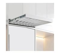 GUHPZA Perchero Retráctil para Pantalones: Organizador De Ropa Que Ahorra Espacio, Extraíble para Colocar sobre La Lavadora, Ajustable De 660 A 710 Mm, Solución De ALM,White-560-610mm