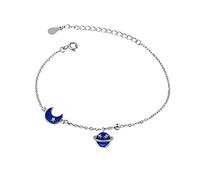 GUHPZA Pulsera para Mujer Pulsera Planeta Creativo Pulsera De Plata De Ley 925 para Mujer San Valentin para Una Amiga/Chica,
