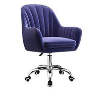 GUHPZA Silla de Oficina Silla de Escritorio ergonómica Silla giratoria con cojín de Esponja de Alta Densidad, Silla ergonómica de Ocio Altura Ajustable, Terciopelo, Giro de 360 Grados Chasing The N,