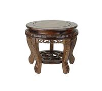 GUHPZA Soporte para Plantas, Base para Macetas, Taburete De Madera, Banco Pequeño, Taburete Redondo De Madera, Pecera, Base De Jade, Soporte para Macetas, Estante Par,