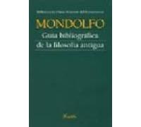 Guia Bibliografica De La Filosofia Antigua