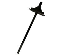 Guía Circular de Aluminio con Escala para Cortes, Black 9mm | Aluminio con opción de doble ancho para cortes precisos en proyectos de carpintería y procesamiento de piedra