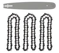 Guía de 16 pulgadas (40 cm) con 3 cadenas de 66 eslabones para motosierras