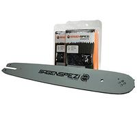 Guía de 30 cm 3/8"P 1,3 mm y 2 cadenas semicuadradas para Stihl MS 194 T MS194T MS194T