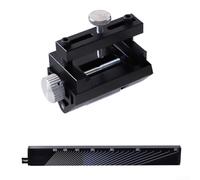 Guía de afilado para herramientas de carpintería, ángulo de afilado ajustable 30°, rodillo mejorado de 1.6 pulgadas, cuerpo de aleación de aluminio, para cinceles y cuchillas cepilladoras (negro)