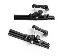 Guía de alimentación de empuje para sierra de mesa para carpintería | Aleación de aluminio 371 x 162 mm | Estampado excéntrico con rodamiento de prevención de rebote | Rodillo de prensa ajustable para