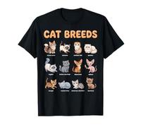 Guía de Aprendizaje de Nombres para niños de Razas de Gatos Lindos Camiseta