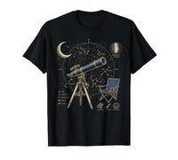 Guía de astronomía para observar Las Estrellas en el Patio Trasero Camiseta