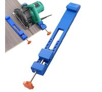 Guía de base ajustable para cortadoras, abrazadera de posicionamiento para fresadora de sierra circular eléctrica, herramienta de posicionamiento de precisión ajustable para carpintería