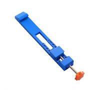 Guía de base ajustable para máquina de corte, guía de base de corte ajustable compatible con 4-6 cortadores para tareas de corte y fresado de precisión (azul 1 unidad)