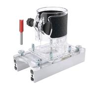 Guía de borde de fresado - PP y aleación de aluminio de 16,6 x 9 x 14 cm | Soporte de montaje para máquina de corte con soporte antideslizante ajustable para fresar, tallar, ranurar, grabar