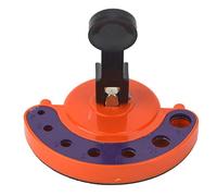 Guía de brocas de diamante Localizador de aberturas de vidrio Juego de accesorios de plantilla de sierra de apertura de orificio de baldosas de cerámica ajustable con ventosa de base de vacío