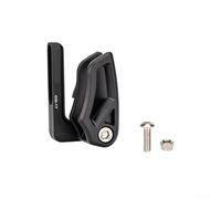 Guía de cadena de aluminio 6061 con guía de inyección de acero plástico diseñada para bicicletas de grava con plato único y configuración de freno de disco (31,8 mm)