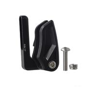 Guía de cadena de aluminio 6061 con guía de inyección de acero plástico diseñada para bicicletas de grava con plato único y configuración de freno de disco (34,9 mm)