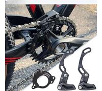 Guía de cadena de aluminio para marcos MTB de una sola velocidad ISCG03 ISCG05 Compatible Diseñado como reemplazo de desviador delantero para caída de cadena (C)