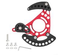Guía de cadena ligera para bicicleta de montaña de un solo disco 32T 38T con para ISCG03 ISCG05 Soporte inferior y tornillos de montaje (rojo)