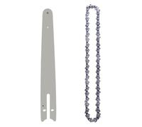 Guía de cadena motosierra 8 pulgadas y 1/4", minisierra eléctrica portátil, sierra tala, hoja, poda, accesorios for(1x Chains 1x Guide)