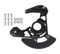 Guía de cadena para platos individuales 32T - 38T - CNC mecanizado AL7075 placa trasera y polea, compatible con las normas de montaje ISCG03 e ISCG05