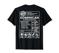Guía de Campo de Especies del Caribe dominicano Infografía Vintage Camiseta