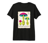 Guía de Campo de Hongos Vintage para micología Camiseta Premium