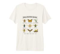 Guía de Campo Escuadrón de polinizadores Diseño de Ciencias de la Camiseta Premium