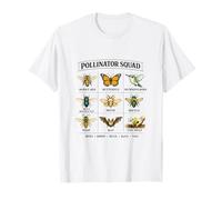 Guía de Campo Escuadrón de polinizadores Educación en Ciencias Naturales Camiseta