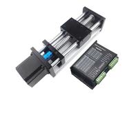 Guía de carril lineal de eje XYZ, etapa deslizante de aluminio, 50 * 80/80 * 80mm, tornillo de bola de Panel móvil SFU1204 1605 1610 con Motor paso a paso Nema 23(SFU1605 80x80 2N.m,250mm Stroke)