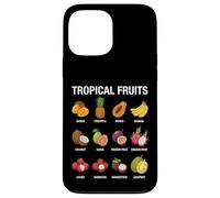 Guía de Carta botánica de Frutas Tropicales Carcasa para iPhone 13 Pro MAX