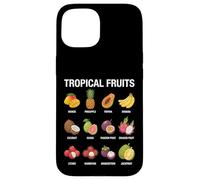 Guía de Carta botánica de Frutas Tropicales Carcasa para iPhone 15