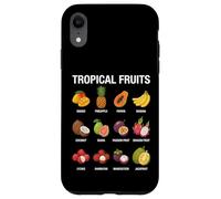 Guía de Carta botánica de Frutas Tropicales Carcasa para iPhone XR